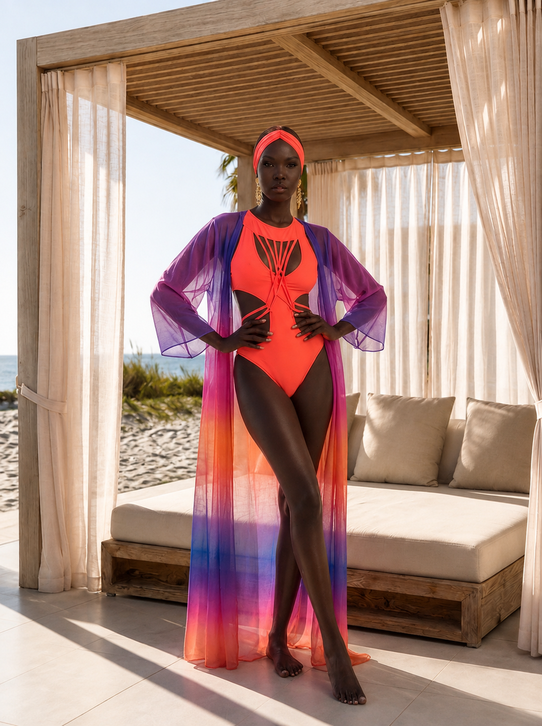 Riviera Flame Akila Monokini