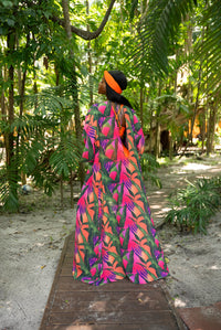 Tropical Fever Ombre  Mondrian Kimono