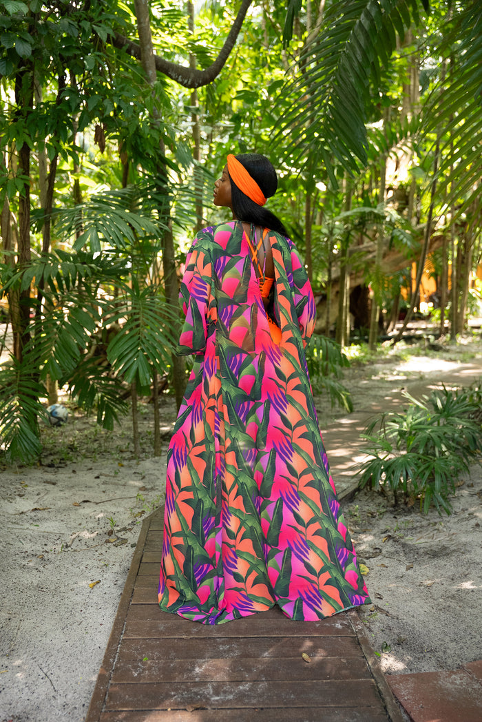 Tropical Fever Ombre  Mondrian Kimono