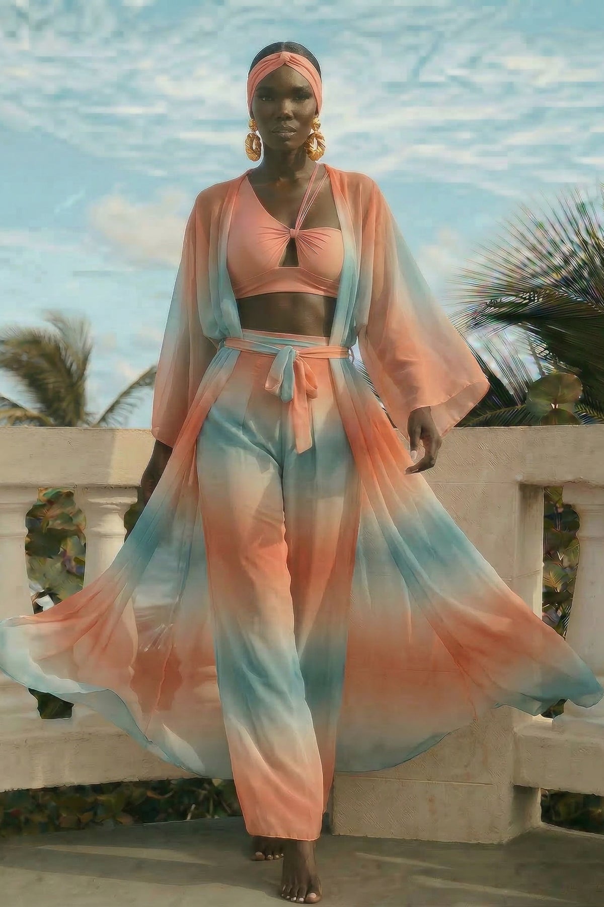 Lacey Privé Ombre Wrap Pants