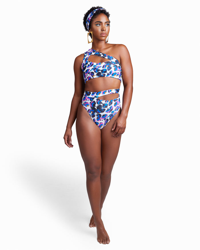 Madison Asymmetrical High Waist Bikini