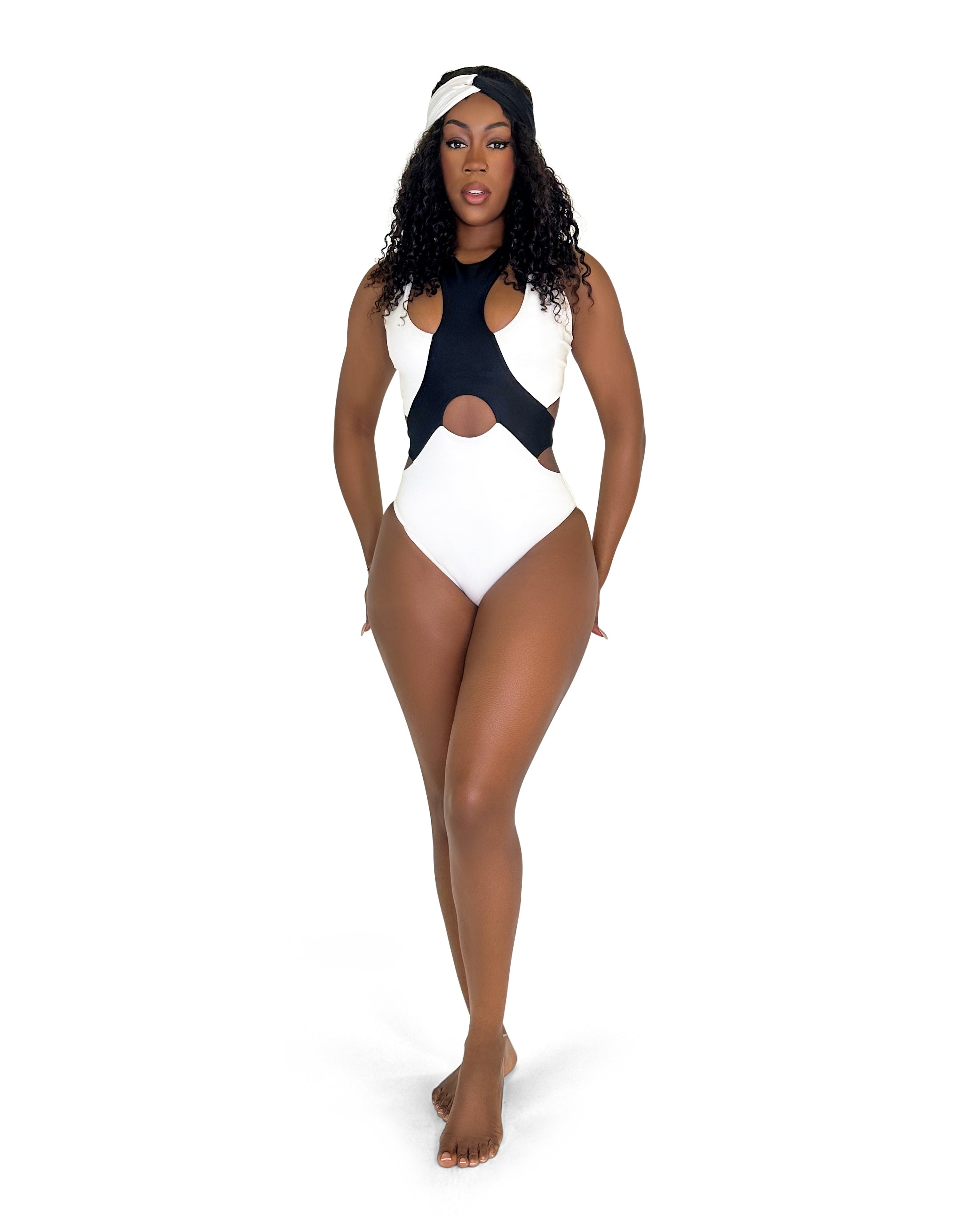 ★VINAJ★ NEW Ribbon Choker Iconic Monokini White P0000EMT MUSINSA公式 | VINAJ NEW Ribbon Choker Iconic Monokini (White)