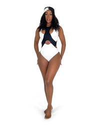 The Color Blocked Lush Monokini