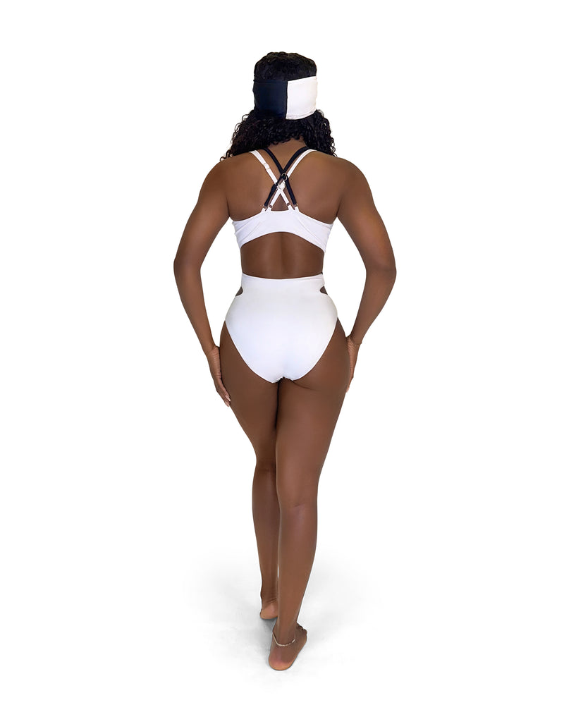 The Color Blocked Lush Monokini