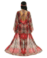 The Crimson Mirage Mondrian Kimono