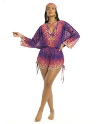 The Electric Cheetah Hanover Mesh Romper