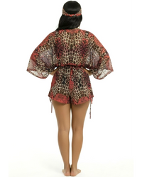 The Crimson Mirage Mesh Hanover Romper