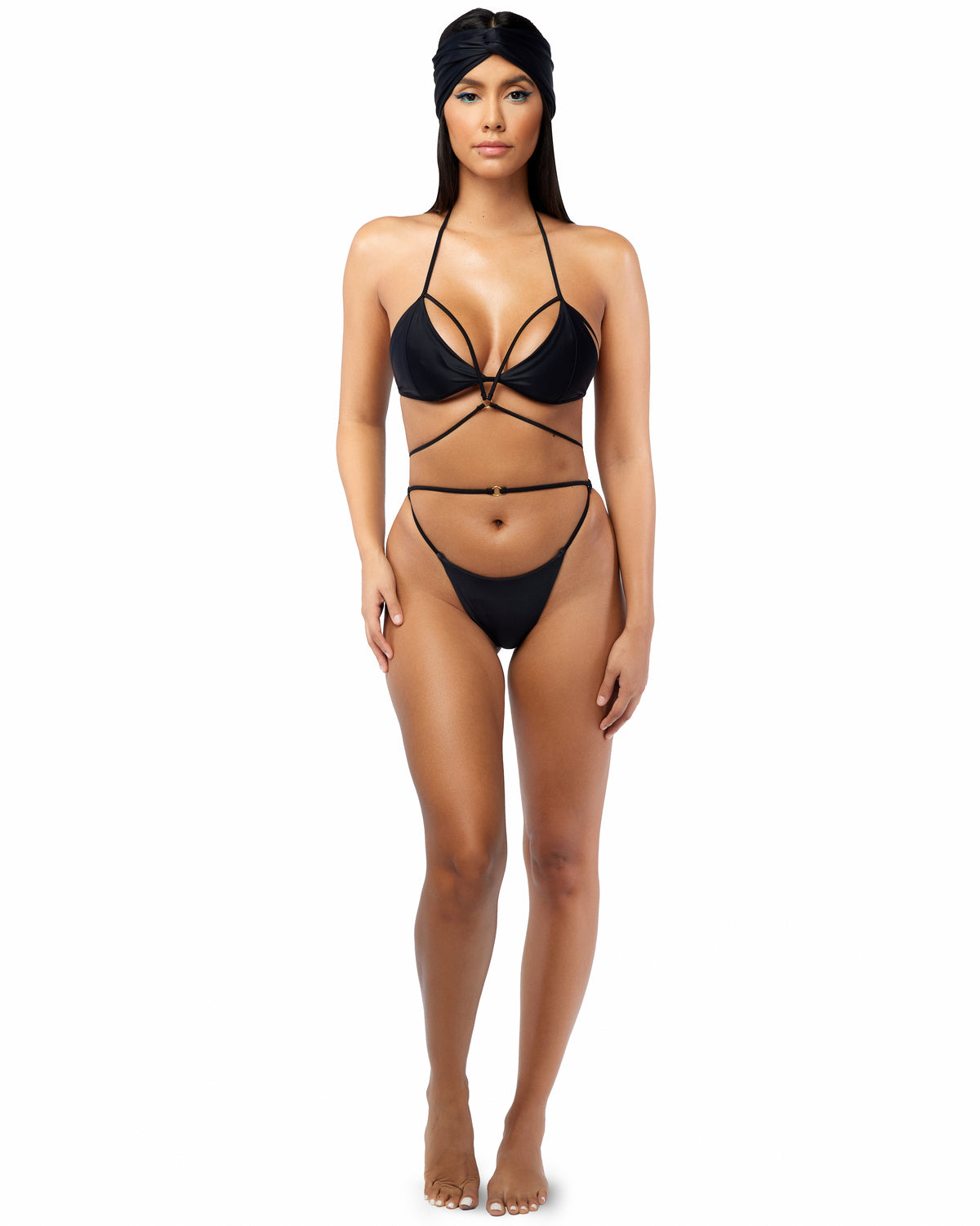 The Raven String Bikini