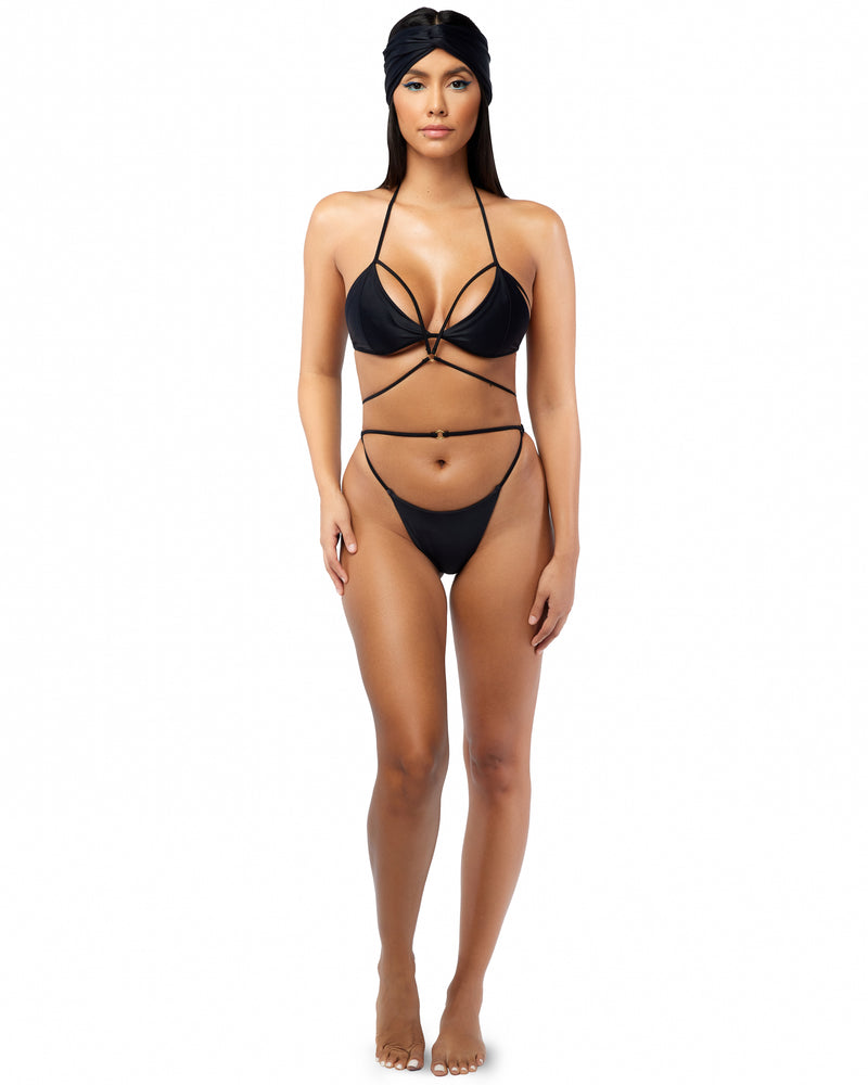 The Raven String Bikini