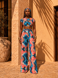 Azure Instinct Lacey Wrap Pants