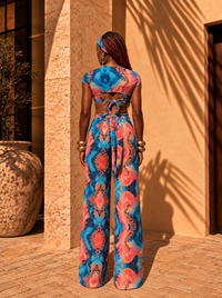 Azure Instinct Lacey Wrap Pants