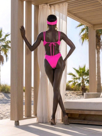 Pink Caviar Bamboo Monokini