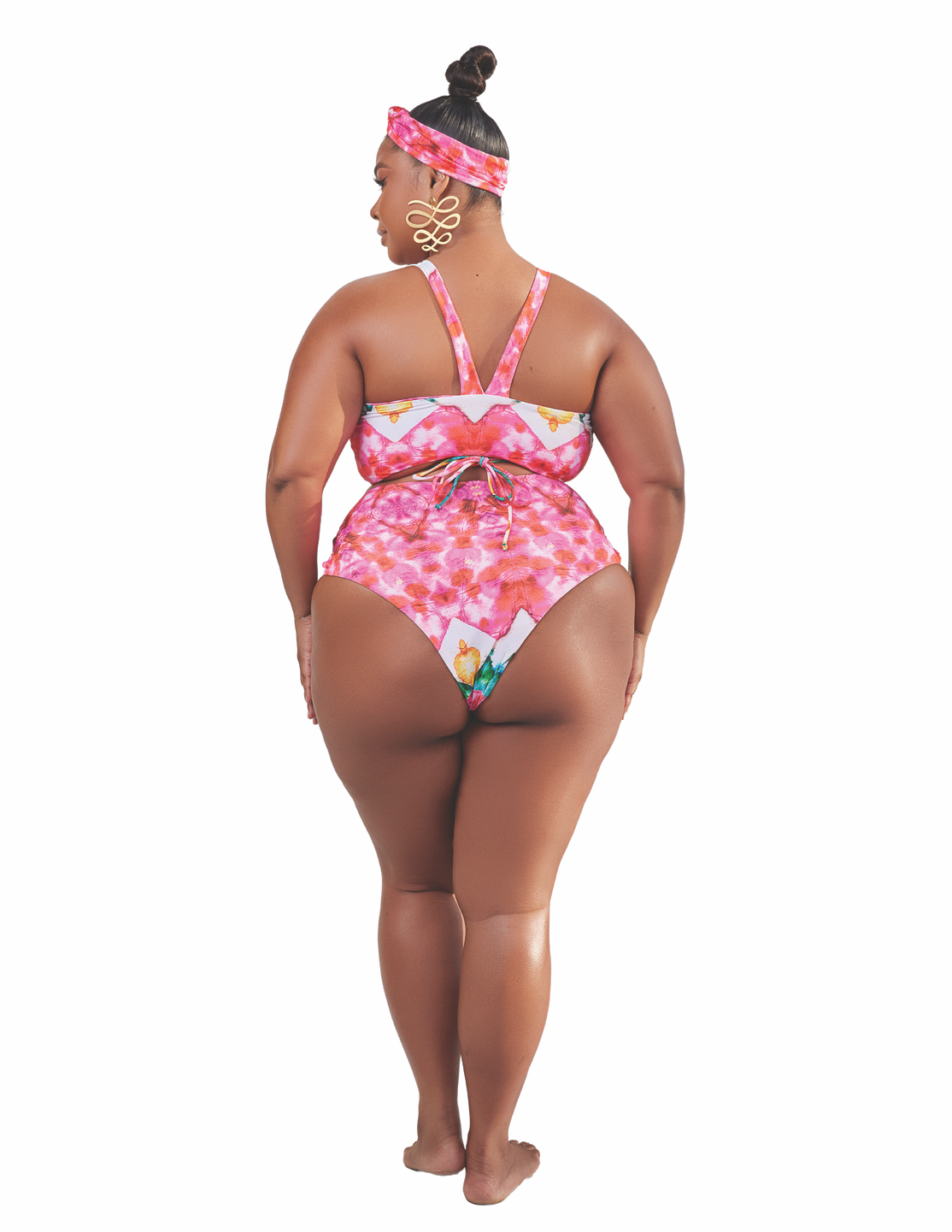 Carena Wrap High Waist Bikini keva J swimwear