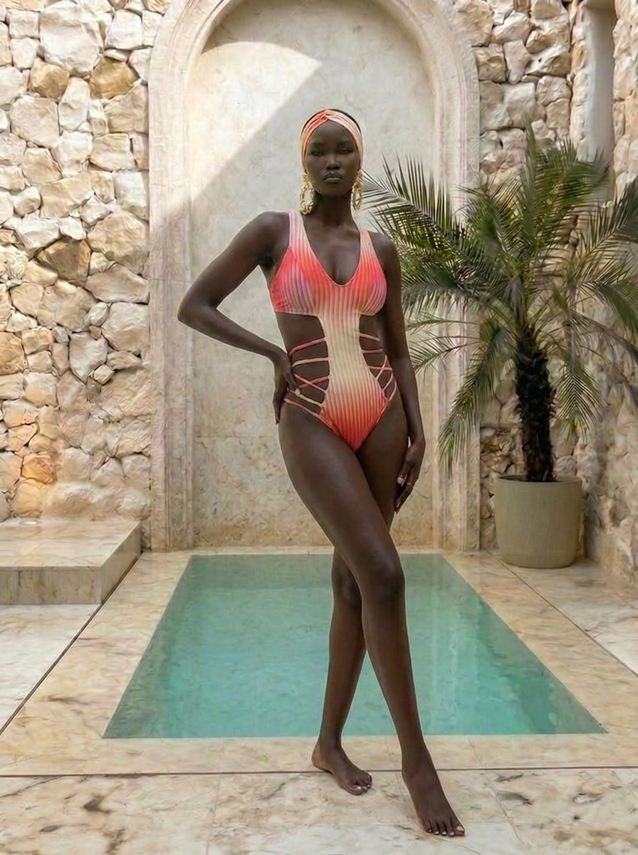 Rosé Sorbet Malaya Monokini
