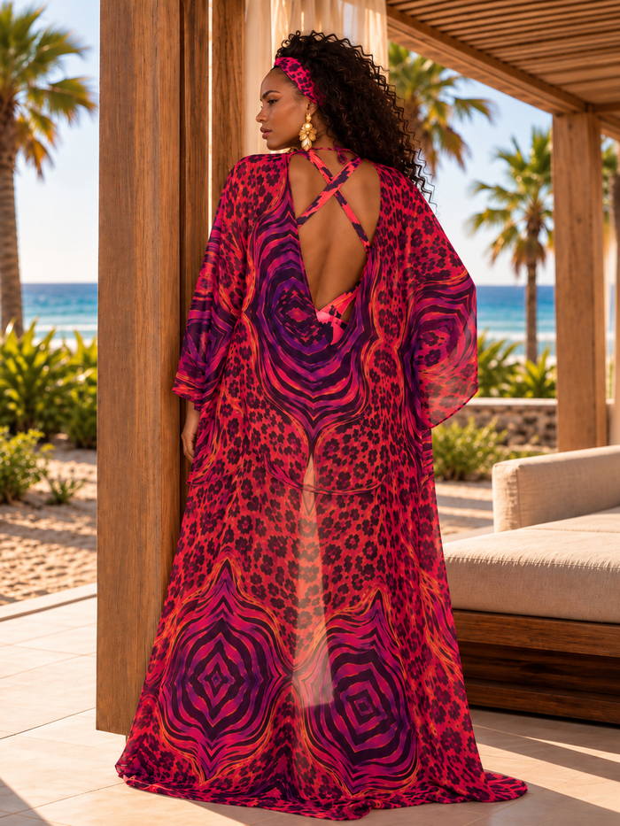 The Villa Noir Mondrian Kimono