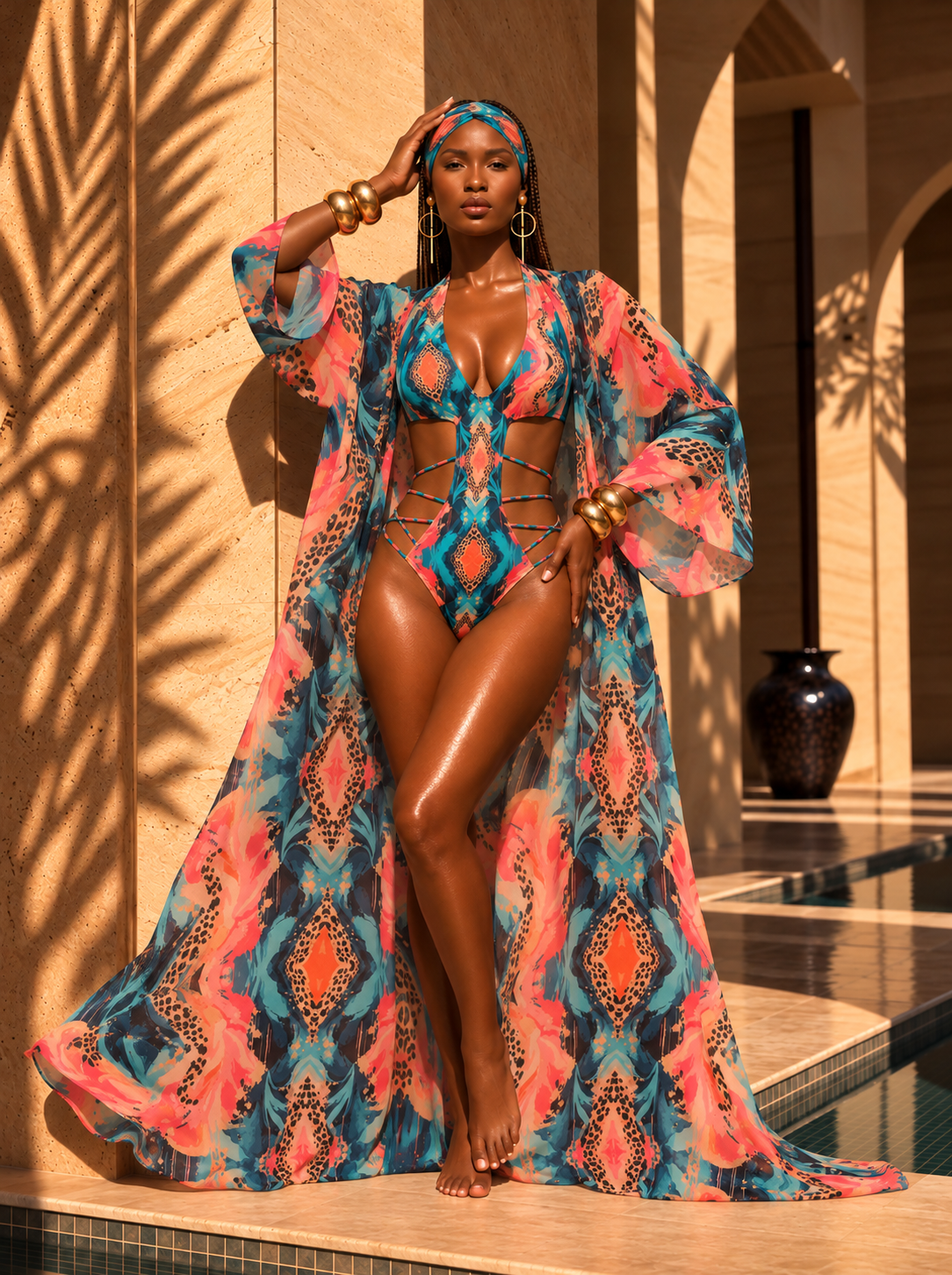 The Azure Instinct Malaya Monokini