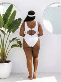 White Rema Monokini