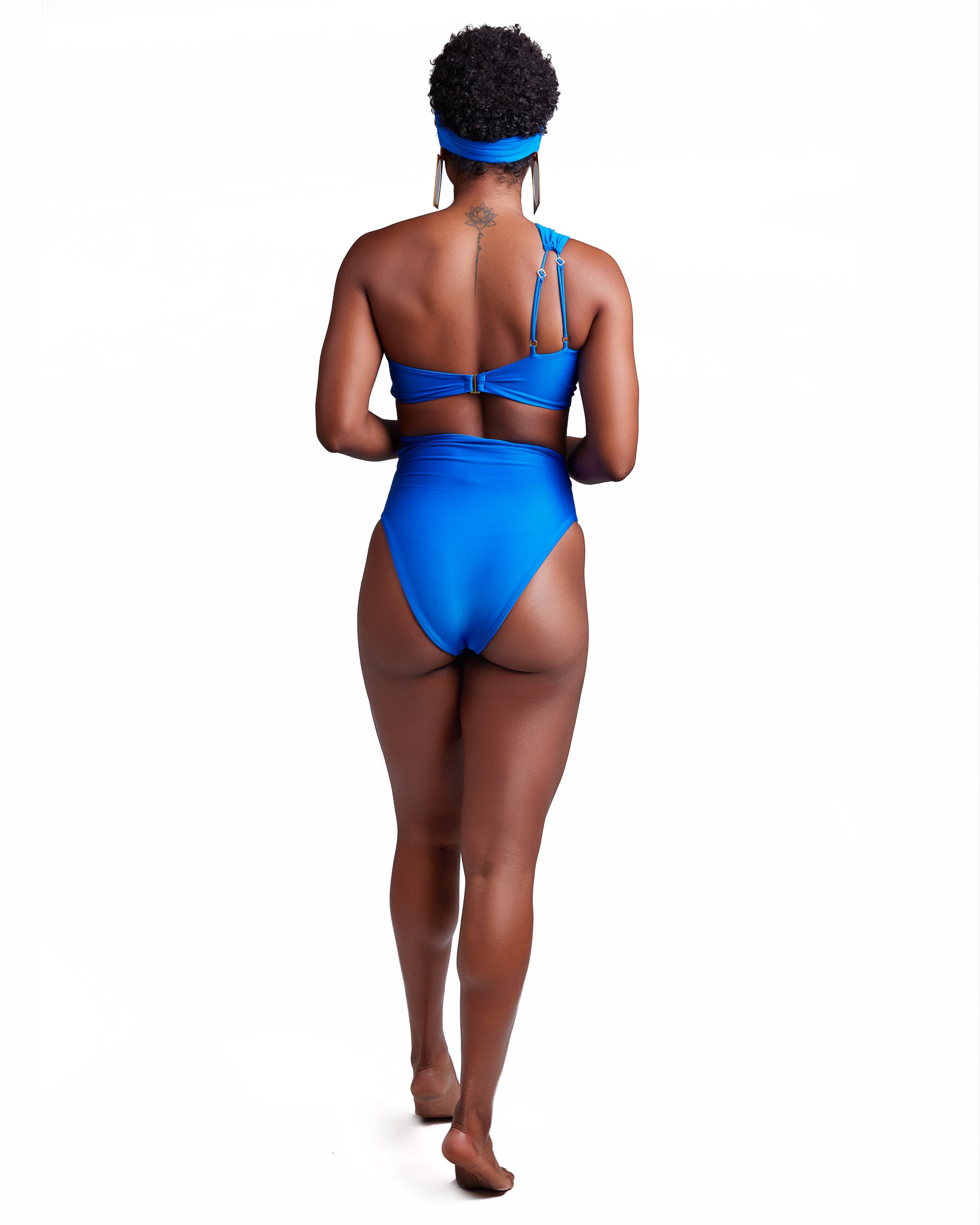 Madison Asymmetrical High Waist Bikini – keva J swimwear